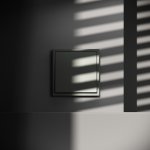 Выключатель встраиваемый VOLTUM S70 одноклавишный 10А, (титан) (VLS010106)