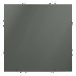 Выключатель встраиваемый VOLTUM S70 одноклавишный 10А, (титан) (VLS010106)