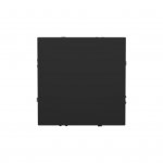 Выключатель встраиваемый VOLTUM S70 одноклавишный 10А, (графит) (VLS010107)