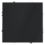 Выключатель встраиваемый VOLTUM S70 одноклавишный 10А, (графит) (VLS010107)