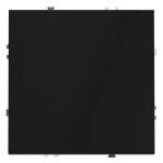 Выключатель встраиваемый VOLTUM S70 одноклавишный 10А, (черный матовый) (VLS010108)