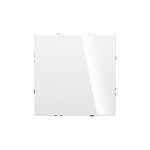 Выключатель встраиваемый VOLTUM S70 одноклавишный с подсветкой 10А, (белый глянцевый) (VLS010201)