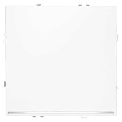 Выключатель встраиваемый VOLTUM S70 одноклавишный с подсветкой 10А, (белый матовый) (VLS010202)