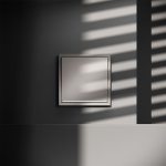 Выключатель встраиваемый VOLTUM S70 одноклавишный с подсветкой 10А, (кашемир) (VLS010203)