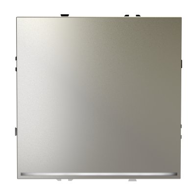 Выключатель встраиваемый VOLTUM S70 одноклавишный с подсветкой 10А, (шелк) (VLS010204)