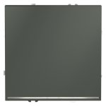 Выключатель встраиваемый VOLTUM S70 одноклавишный с подсветкой 10А, (титан) (VLS010206)