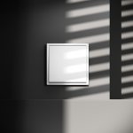 Проходной переключатель встраиваемый VOLTUM S70 одноклавишный 10А, (белый глянцевый) (VLS010301)