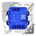 Проходной переключатель встраиваемый VOLTUM S70 одноклавишный 10А, (белый матовый) (VLS010302)