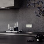 Проходной переключатель встраиваемый VOLTUM S70 одноклавишный 10А, (шелк) (VLS010304)