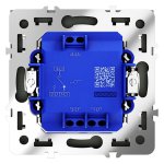 Проходной переключатель встраиваемый VOLTUM S70 одноклавишный 10А, (титан) (VLS010306)