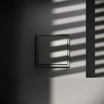 Проходной переключатель встраиваемый VOLTUM S70 одноклавишный 10А, (титан) (VLS010306)