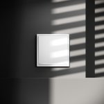 Проходной переключатель встраиваемый VOLTUM S70 одноклавишный с подсветкой 10А, (белый глянцевый) (VLS010401)