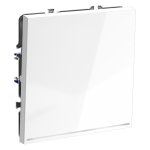 Проходной переключатель встраиваемый VOLTUM S70 одноклавишный с подсветкой 10А, (белый глянцевый) (VLS010401)