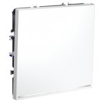 Проходной переключатель встраиваемый VOLTUM S70 одноклавишный с подсветкой 10А, (белый матовый) (VLS010402)