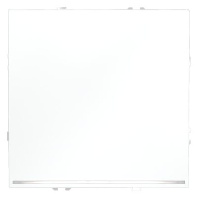 Проходной переключатель встраиваемый VOLTUM S70 одноклавишный с подсветкой 10А, (белый матовый) (VLS010402)