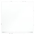 Проходной переключатель встраиваемый VOLTUM S70 одноклавишный с подсветкой 10А, (белый матовый) (VLS010402)