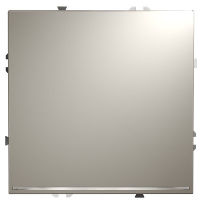 Проходной переключатель встраиваемый VOLTUM S70 одноклавишный с подсветкой 10А, (кашемир) (VLS010403)