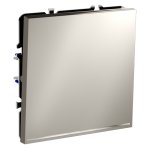 Проходной переключатель встраиваемый VOLTUM S70 одноклавишный с подсветкой 10А, (кашемир) (VLS010403)