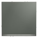 Проходной переключатель встраиваемый VOLTUM S70 одноклавишный с подсветкой 10А, (титан) (VLS010406)