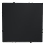 Проходной переключатель встраиваемый VOLTUM S70 одноклавишный с подсветкой 10А, (графит) (VLS010407)