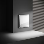 Перекрестный переключатель встраиваемый VOLTUM S70 одноклавишный 10А, (белый глянцевый) (VLS010501)