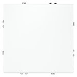 Перекрестный переключатель встраиваемый VOLTUM S70 одноклавишный 10А, (белый матовый) (VLS010502)