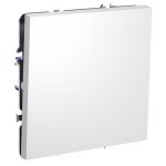 Перекрестный переключатель встраиваемый VOLTUM S70 одноклавишный 10А, (белый матовый) (VLS010502)