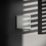 Перекрестный переключатель встраиваемый VOLTUM S70 одноклавишный 10А, (сталь) (VLS010505)