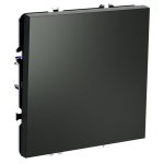 Перекрестный переключатель встраиваемый VOLTUM S70 одноклавишный 10А, (титан) (VLS010506)