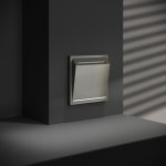 Выключатель встраиваемый VOLTUM S70 карточный 16А, (шелк)