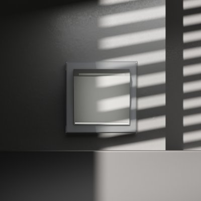 Выключатель встраиваемый VOLTUM S70 карточный 16А, (сталь) Выключатель встраиваемый VOLTUM S70 карточный 16А, (сталь)