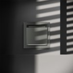 Выключатель встраиваемый VOLTUM S70 карточный 16А, (титан)