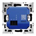 Выключатель встраиваемый VOLTUM S70 карточный 16А, (черный матовый)