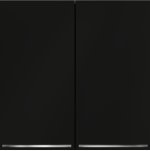 Проходной переключатель встраиваемый VOLTUM S70 двухклавишный с подсветкой 10А, (черный матовый) (VLS020408)