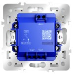 Выключатель встраиваемый VOLTUM S70 для жалюзи 10А, (белый матовый)