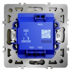 Выключатель встраиваемый VOLTUM S70 для жалюзи 10А, (шелк)