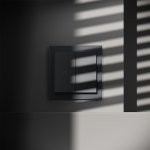 Выключатель встраиваемый VOLTUM S70 для жалюзи 10А, (графит)