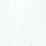 Выключатель встраиваемый VOLTUM S70 трехклавишный 10А, (белый матовый) (VLS030102)