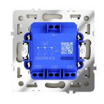 Выключатель встраиваемый VOLTUM S70 трехклавишный 10А, (шелк) (VLS030104)