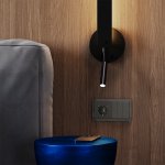 Выключатель встраиваемый VOLTUM S70 трехклавишный 10А, (титан) (VLS030106)