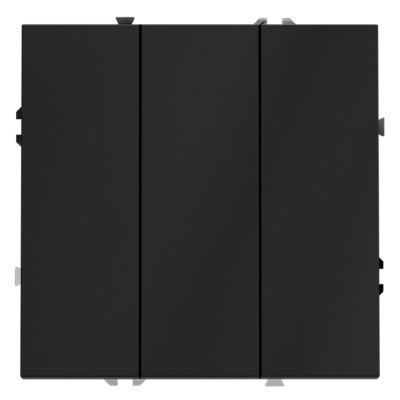 Выключатель встраиваемый VOLTUM S70 трехклавишный 10А, (графит) (VLS030107) Выключатель встраиваемый VOLTUM S70 трехклавишный 10А, (графит) (VLS030107)