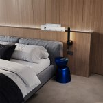 Выключатель встраиваемый VOLTUM S70 трехклавишный 10А, (черный матовый) (VLS030108)