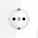 Розетка встраиваемая VOLTUM S70 с заземлением 16А, (белый глянцевый) (VLS040101)