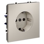 Розетка встраиваемая VOLTUM S70 с заземлением 16А, (кашемир) (VLS040103)