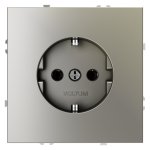 Розетка встраиваемая VOLTUM S70 с заземлением 16А, (шелк) (VLS040104)