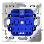 Розетка встраиваемая VOLTUM S70 с заземлением и защитными шторками, 16А, (белый матовый) (VLS040202)