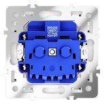 Розетка встраиваемая VOLTUM S70 с заземлением и защитными шторками, 16А, (кашемир) (VLS040203)