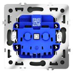 Розетка встраиваемая VOLTUM S70 с заземлением и защитными шторками, 16А, (титан) (VLS040206)