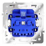 Розетка встраиваемая VOLTUM S70 с заземлением, защитными шторками и крышкой 16А, (кашемир) (VLS040303)