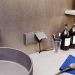 Розетка встраиваемая VOLTUM S70 с заземлением, защитными шторками и крышкой 16А, (кашемир) (VLS040303)